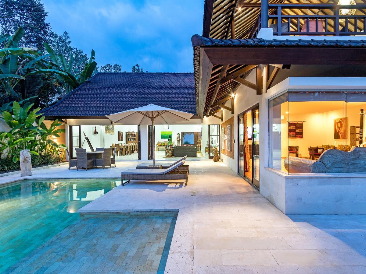 Villa Candi Kecil Tujuh Ubud Esterno foto